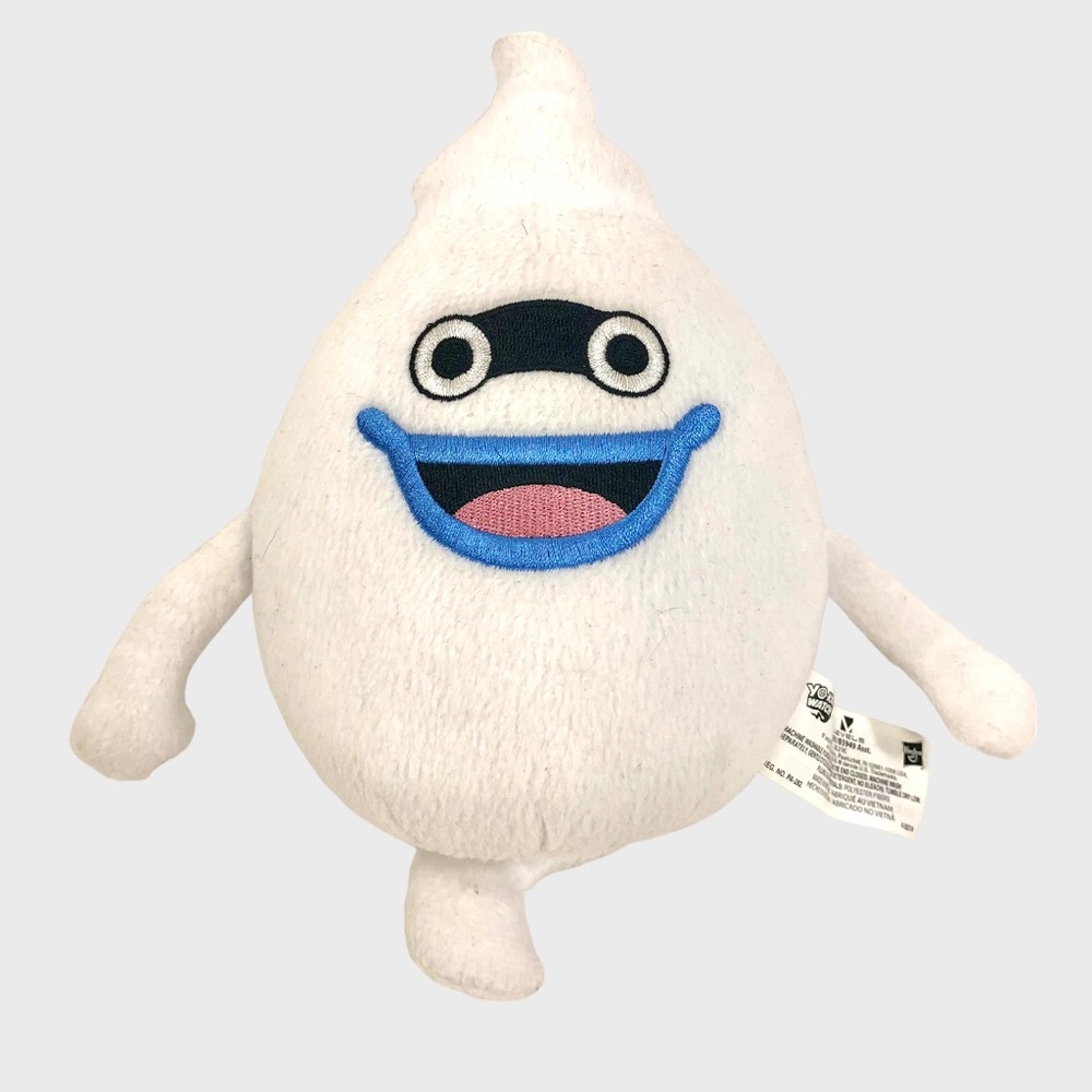 YoKai Watch Whisper Ghost White Plush Stuffed Animal Yo Kai Hasbro 7”